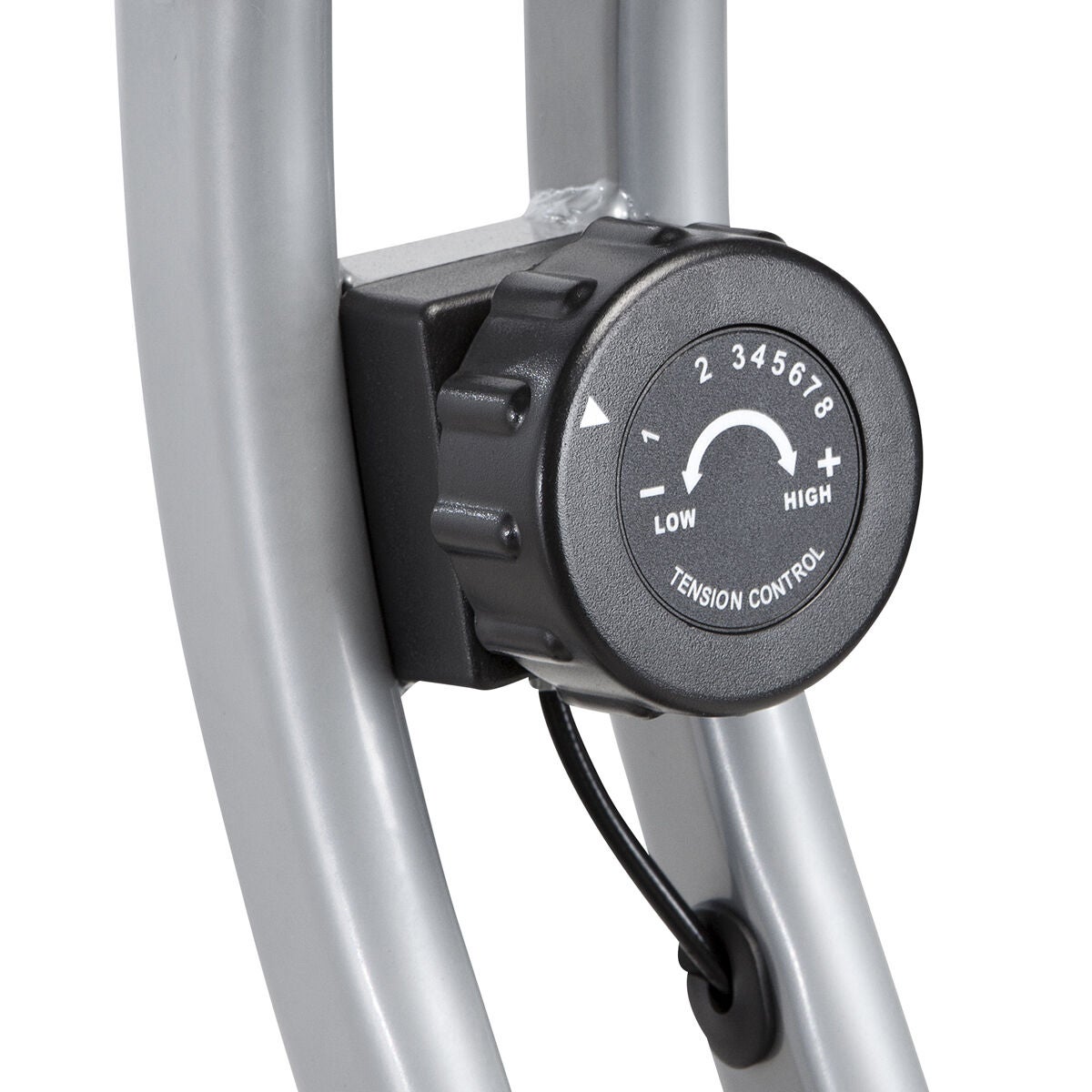 Circuit Fitness Folding Upright Exercise Bike with Adjustable Resistance