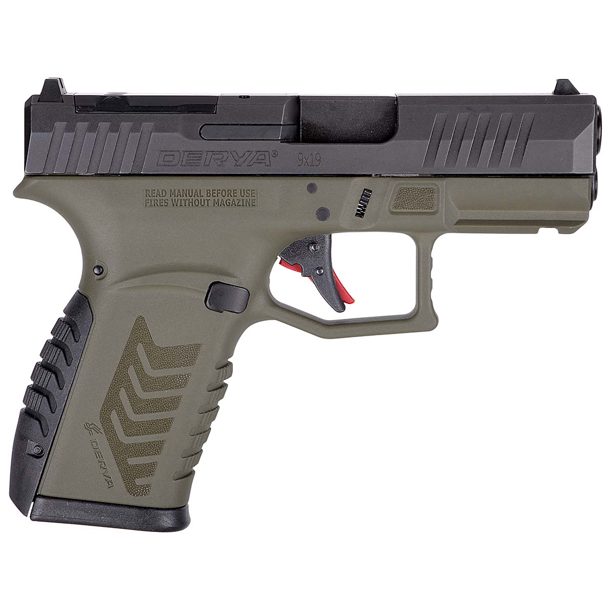Derya Arms DY9Z 9MM 10R OR ODG_BLK Pistol