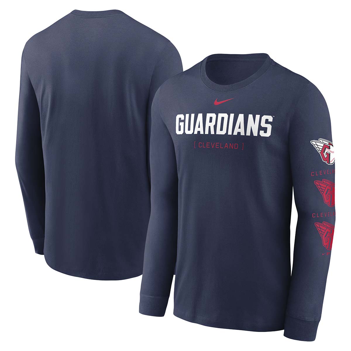 Nike Cleveland Guardians Repeater Long Sleeve T Shirt