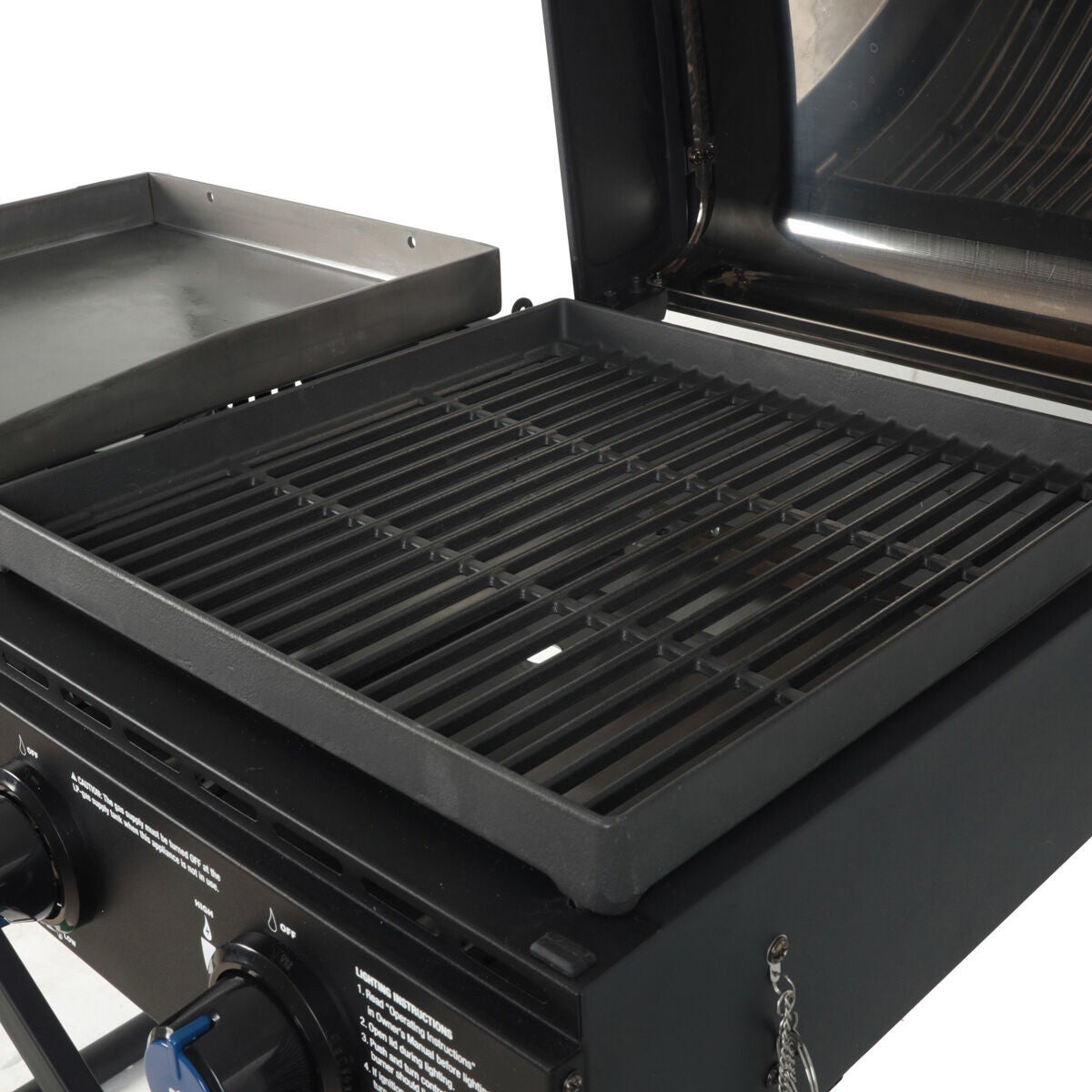 Razor Combo 4 Burner Foldable Grilldle and Grill with Lid