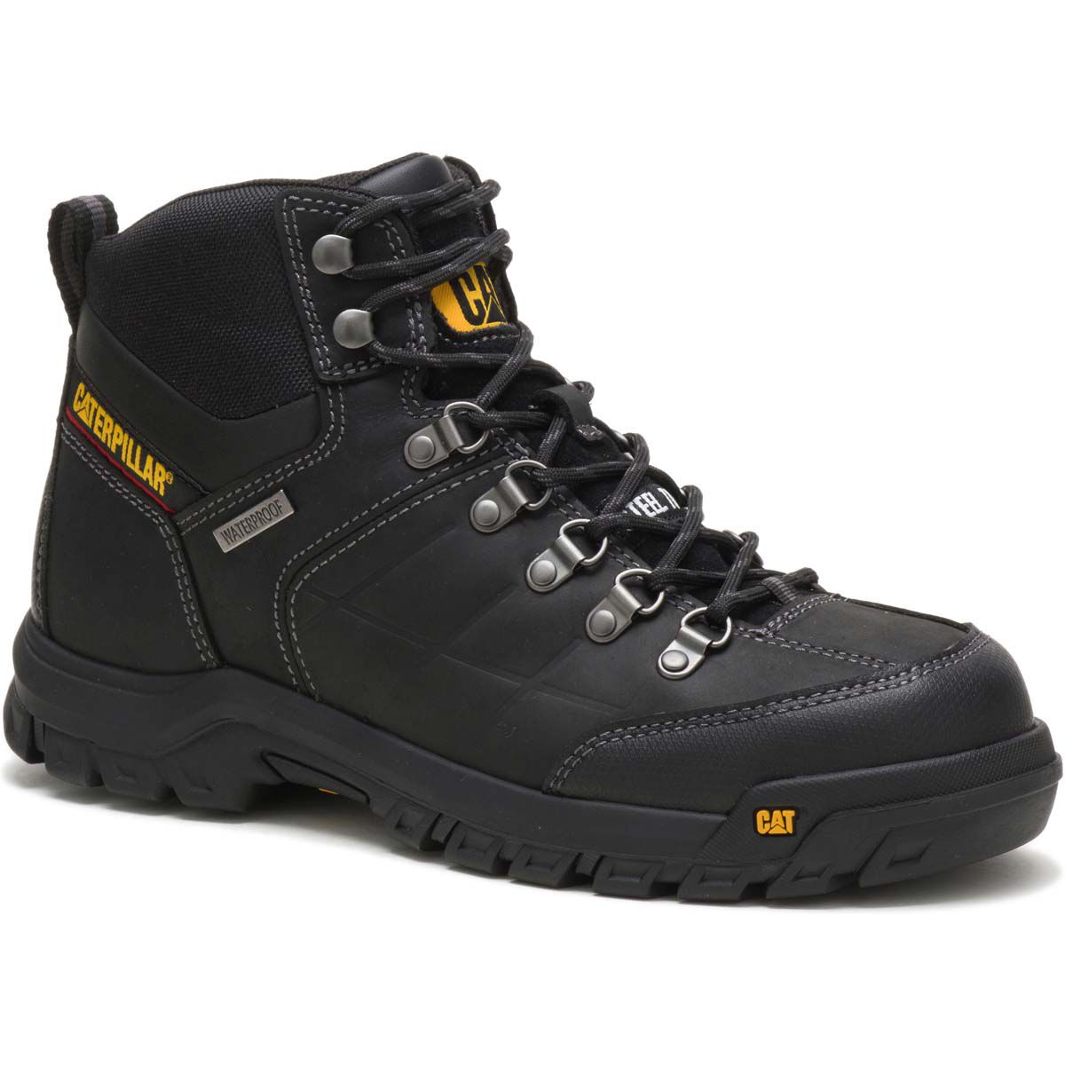 Cat Men's Threshold Waterproof Steel Toe Work Boots