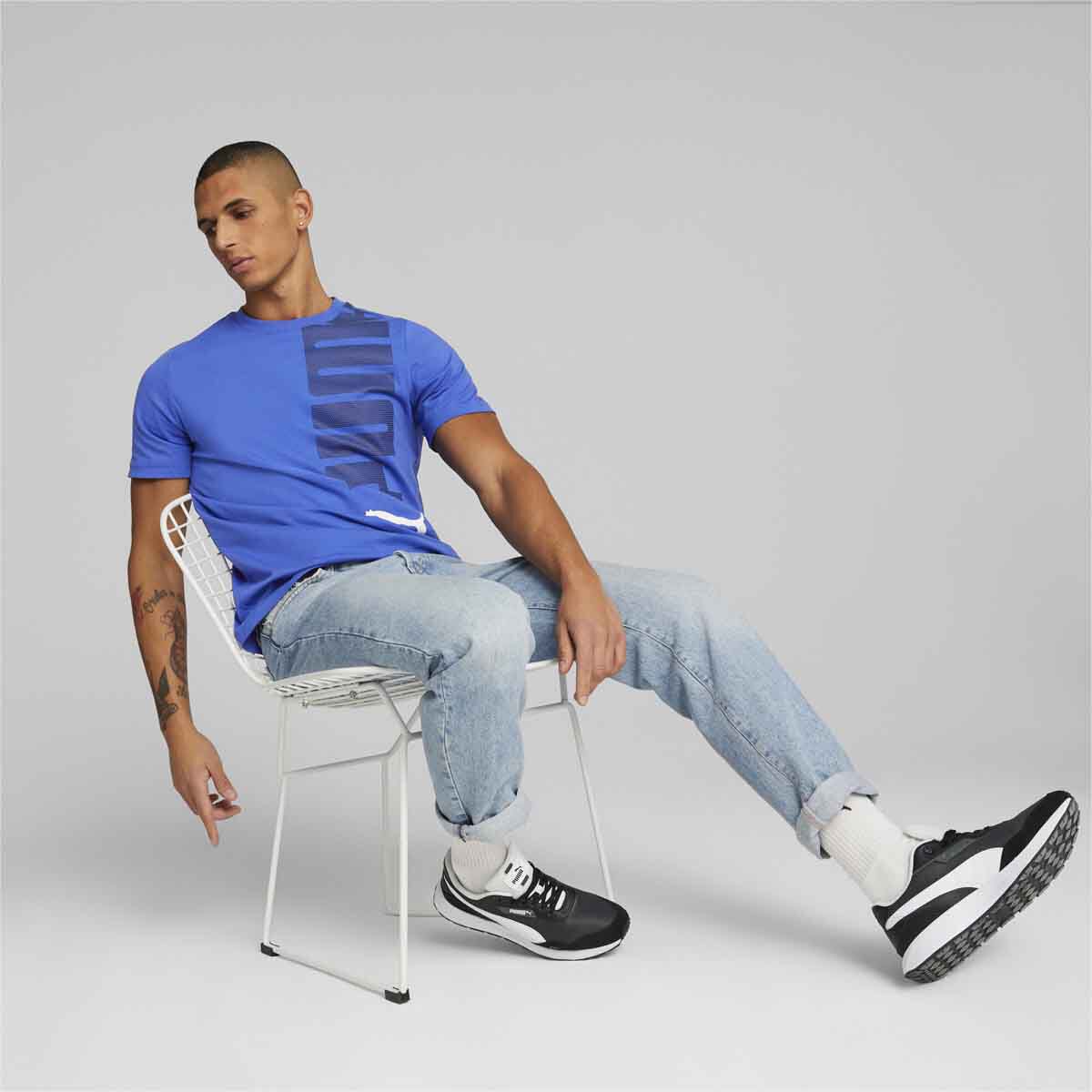 Puma Men's ESS+ Logo Lab Tee