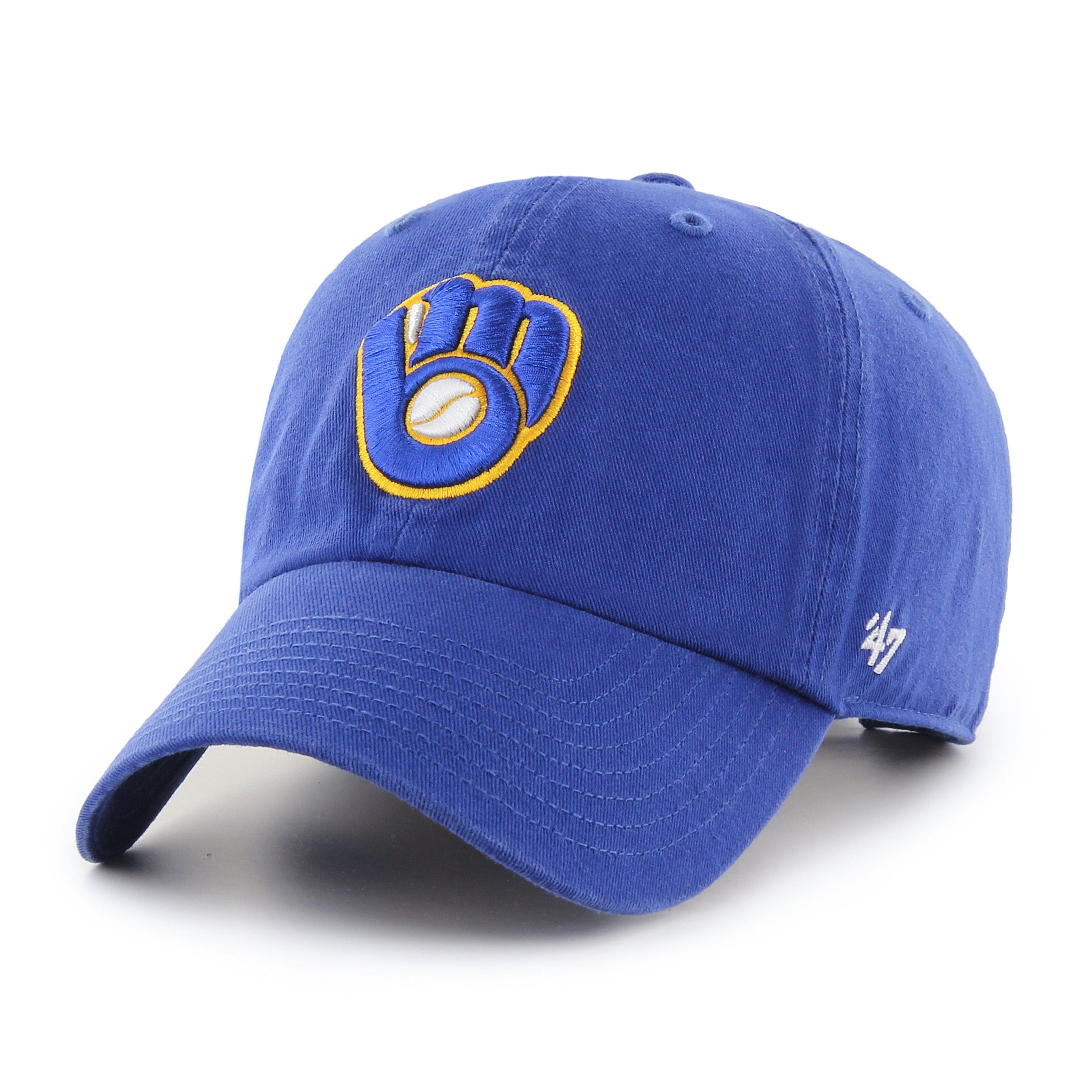 47 Brand Milwaukee Brewers Cooperstown Royal 47 Clean Up
