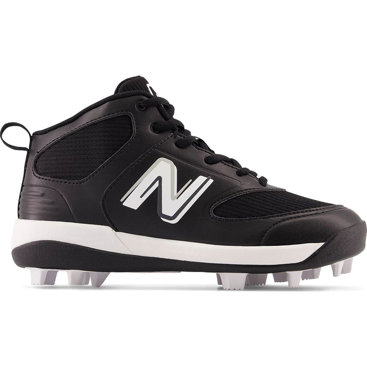 New Balance Youth 3000v6 Black Molded Cleats