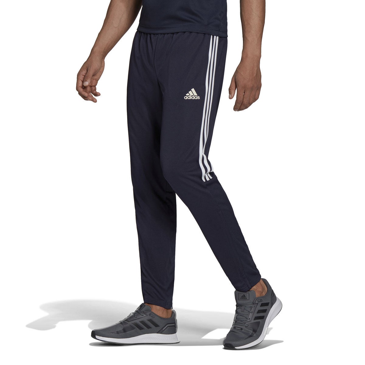 adidas Men's Aeroready Sereno Slim Tapered-Cut 3-Stripes Pants