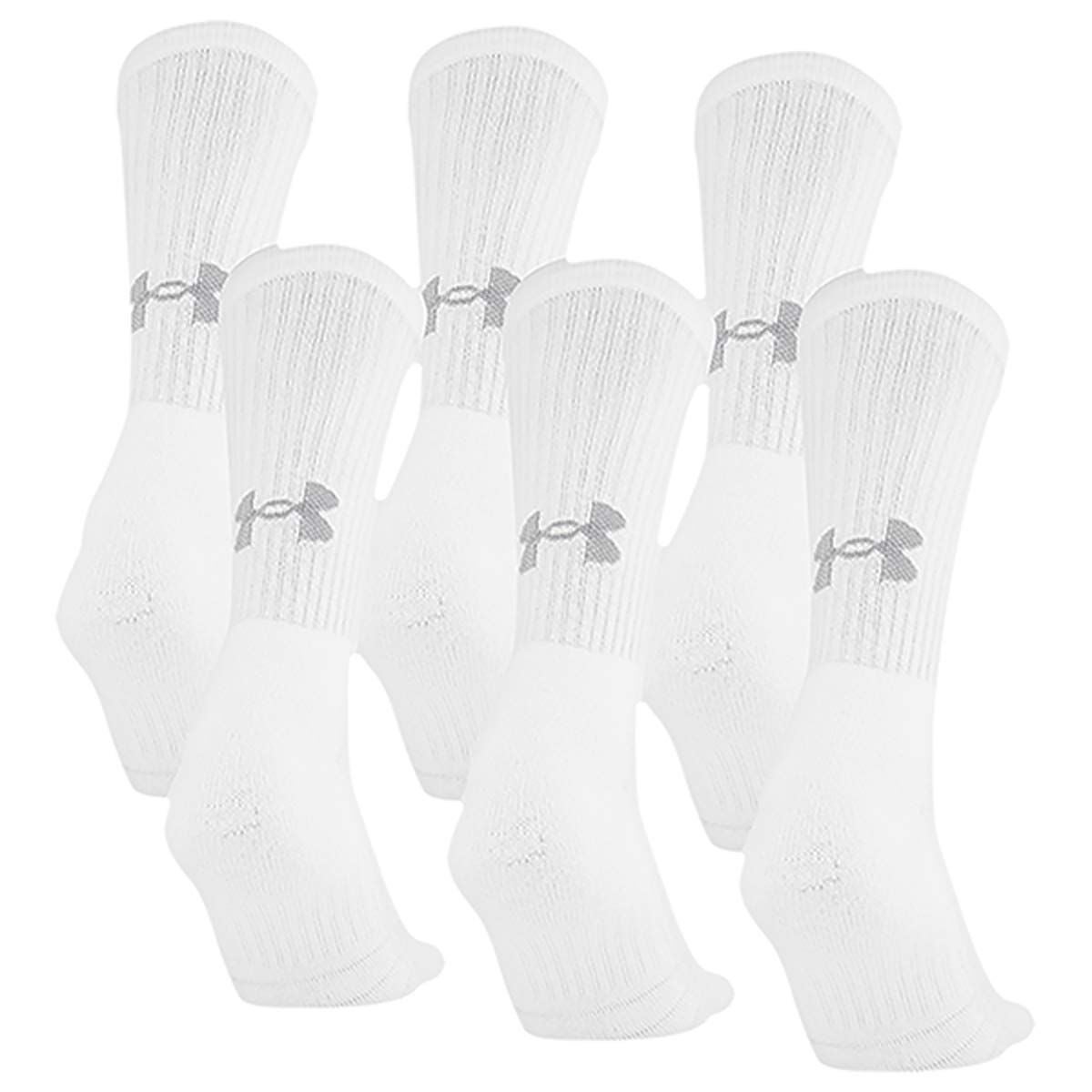 Under Armour Training Cotton Crew 6-Pack Socks