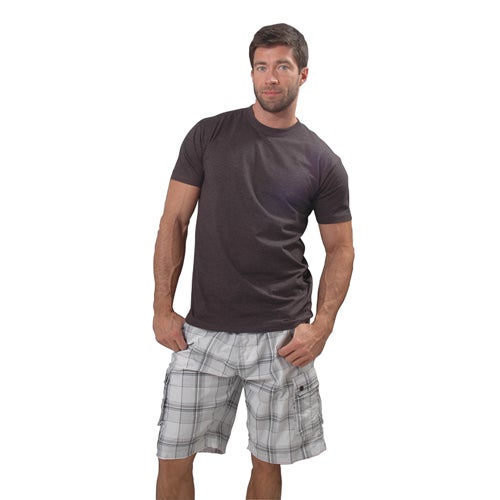 Blue Gear Men's Plaid Cargo Shorts