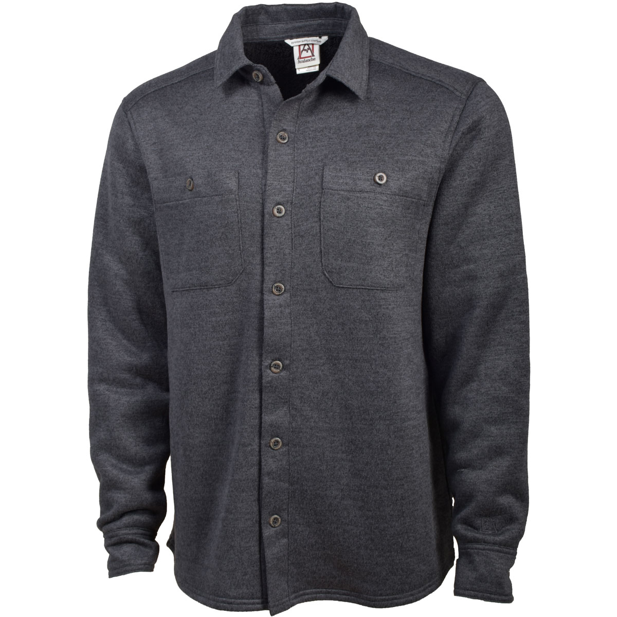 Avalanche Men's Sherpa-Lined Button-Up Shirt