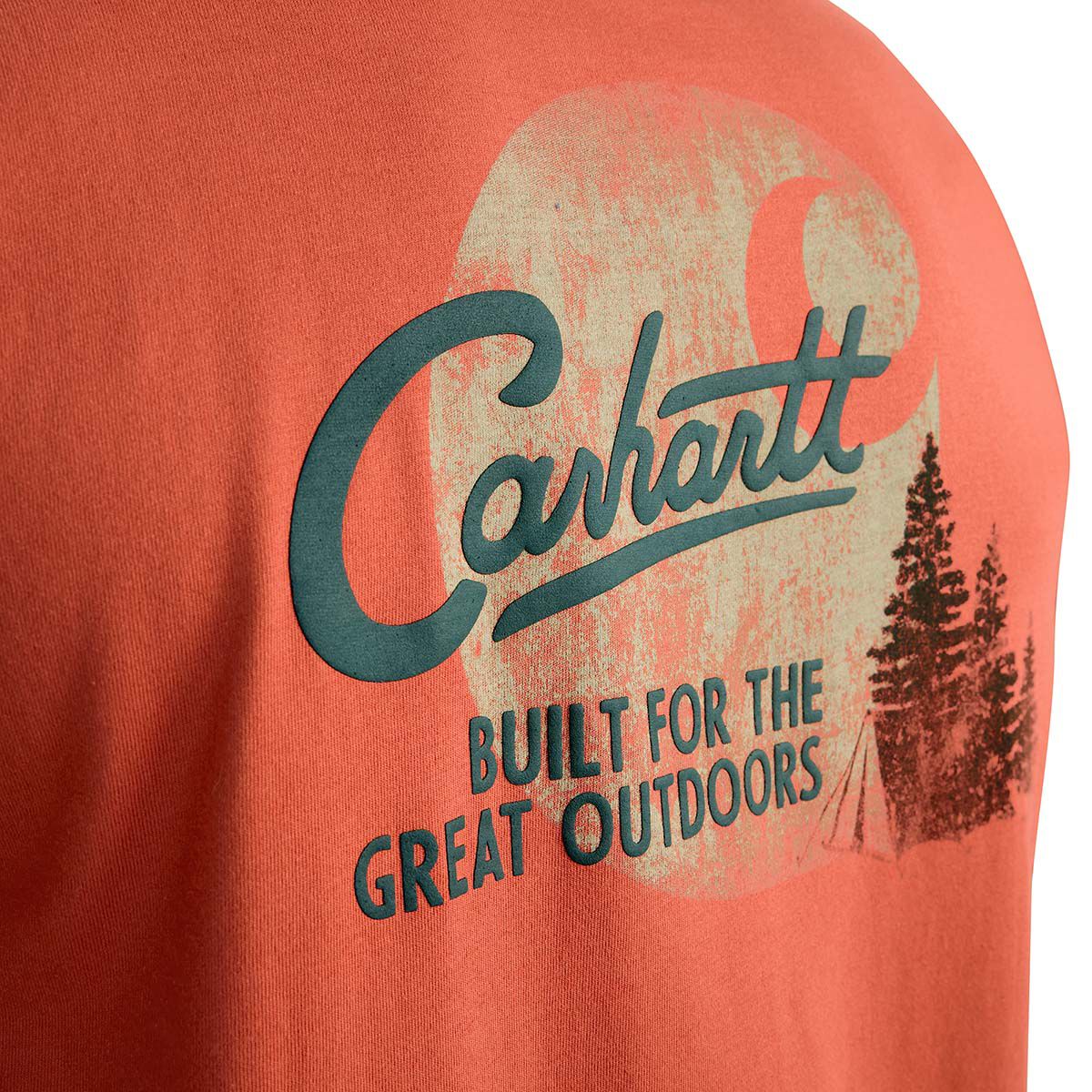 Carhartt Men's Relaxed Fit Short-Sleeve Pocket Camp Graphic T-Shirt