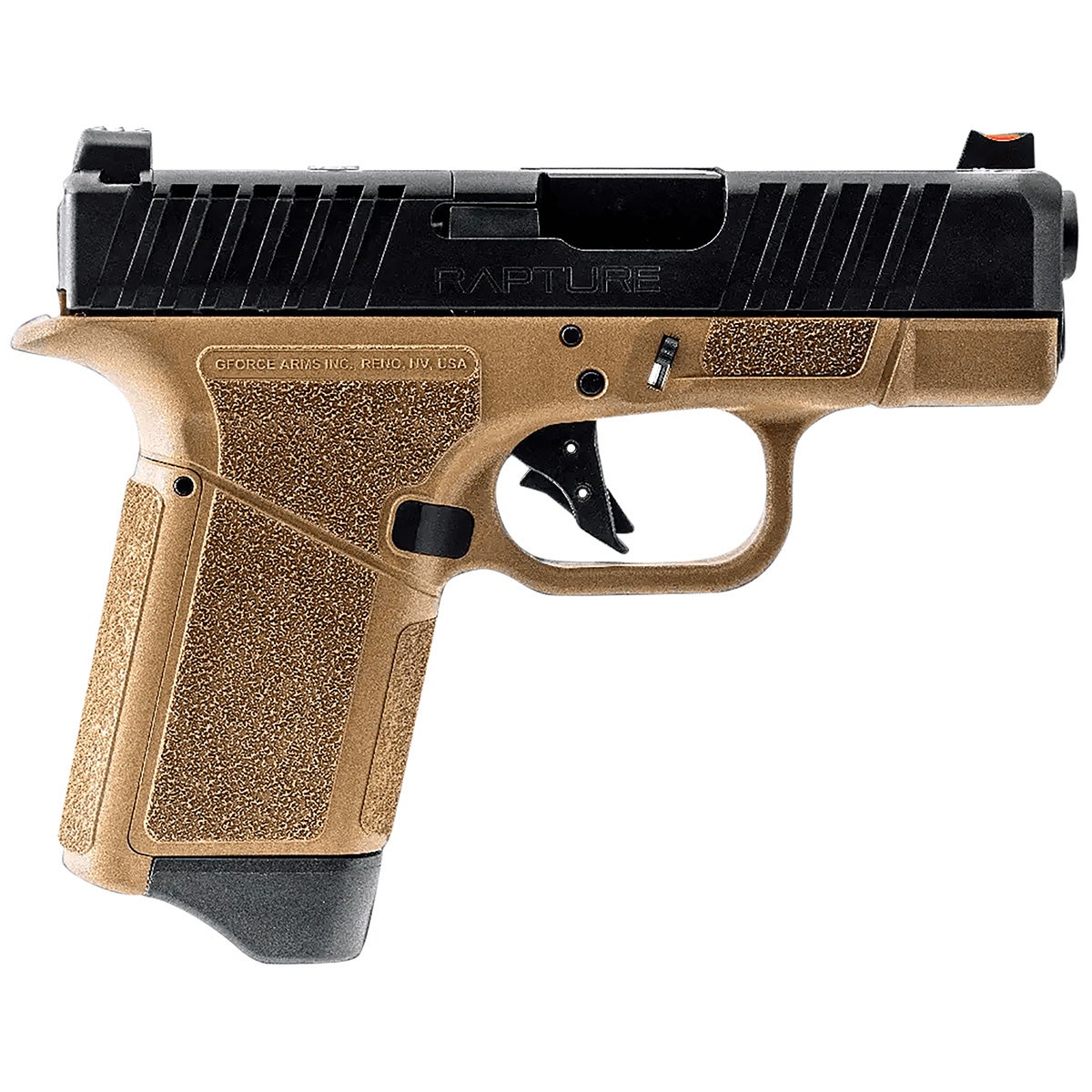 Gforce Arms GF9 9MM 3.25 12+1FDE/BLK Pistol