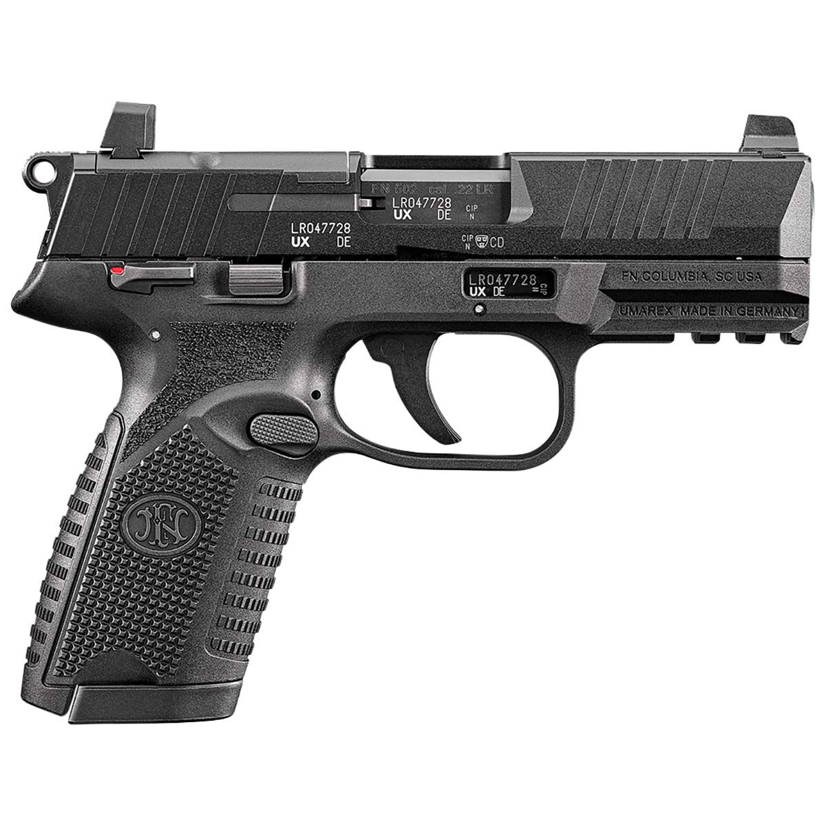 Fn 502MRD FS 22LR 4 2X10 BLK Pistol