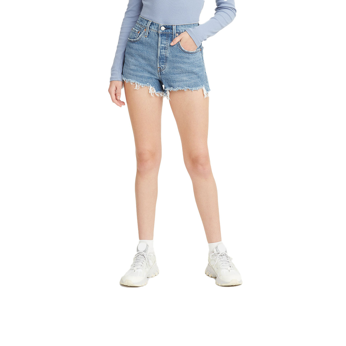 Levi's Women's Jazz solo light wash Denim Shorts