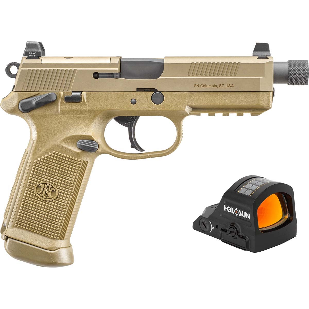 Fn FNX 45 ACP NS2X 15 407C Pistol