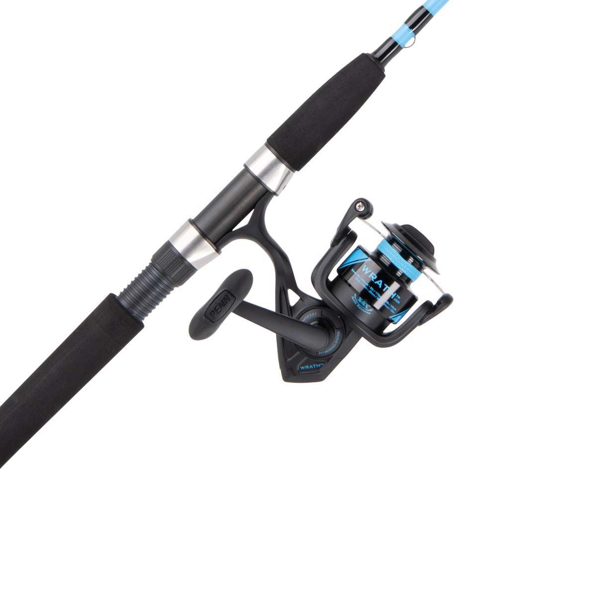 Penn Wrath II Spinning Rod and Reel Combo (Black/Gold) Penn Wrath II Spinning Rod and Reel Combo (Black/Gold)