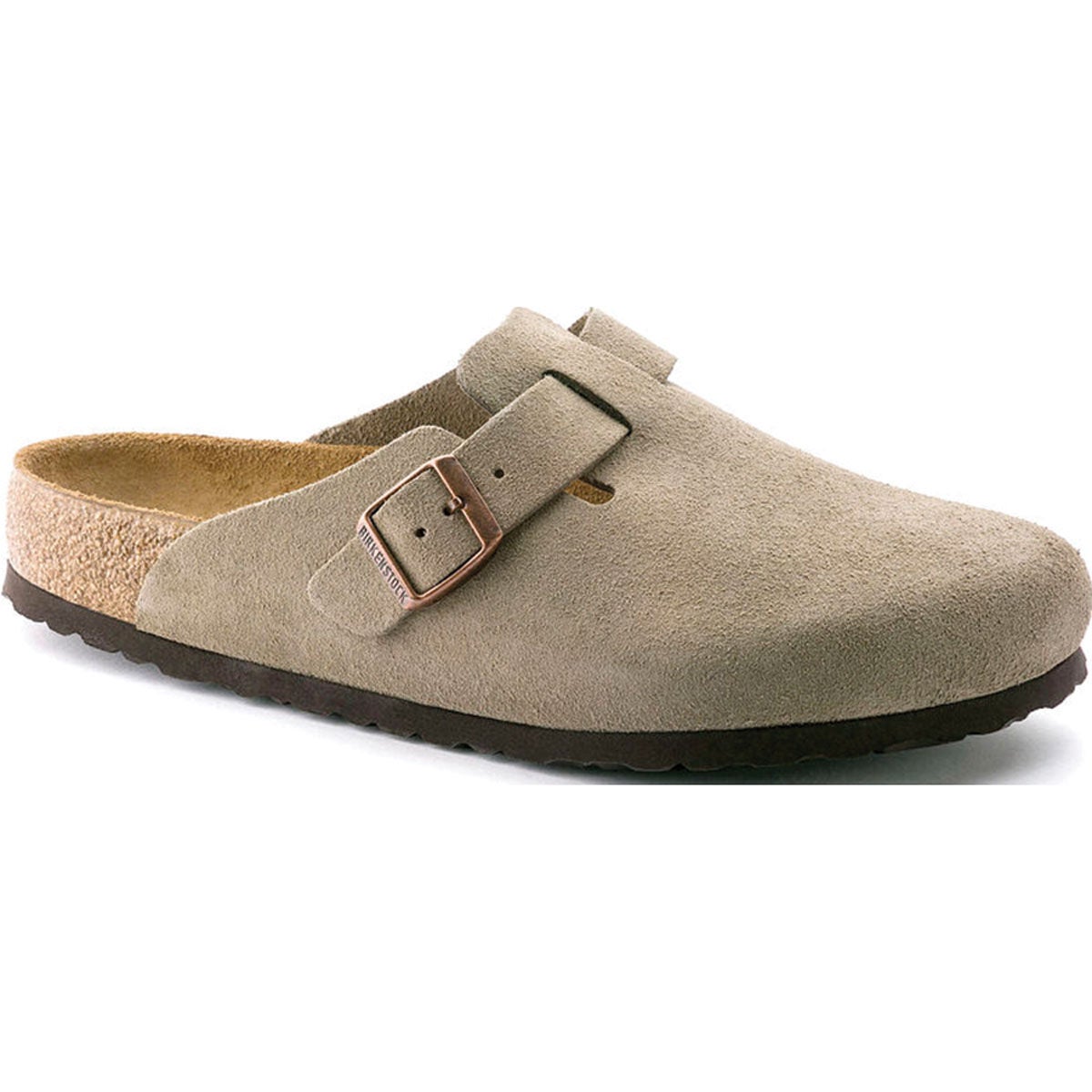 Birkenstock Boston Taupe Suede