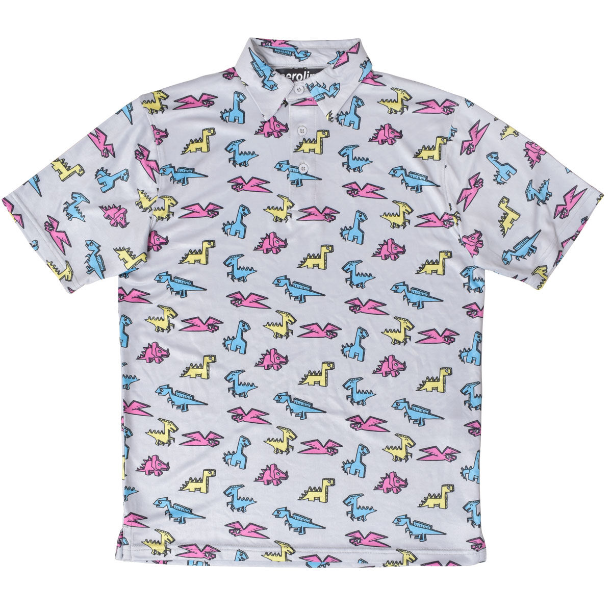 Aeroline Boy's Short Sleeve Print Polo