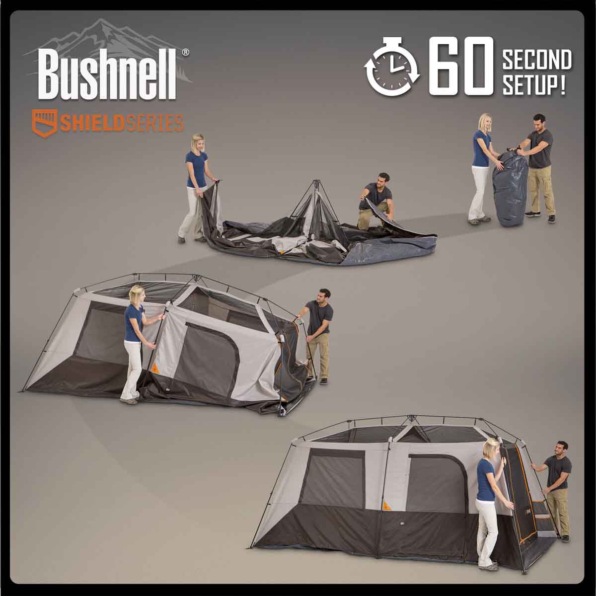 Bushnell Bushnell 9 Person Instant Cabin Tent