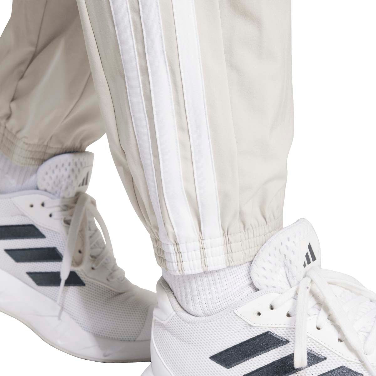 adidas Women's Train Essentials 3-Stripes Woven Joggers