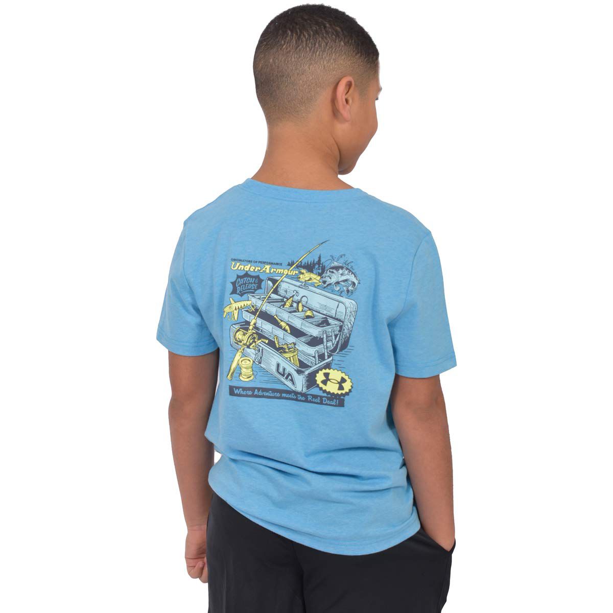 Under Armour Boy's Retro Tacklebox Tee