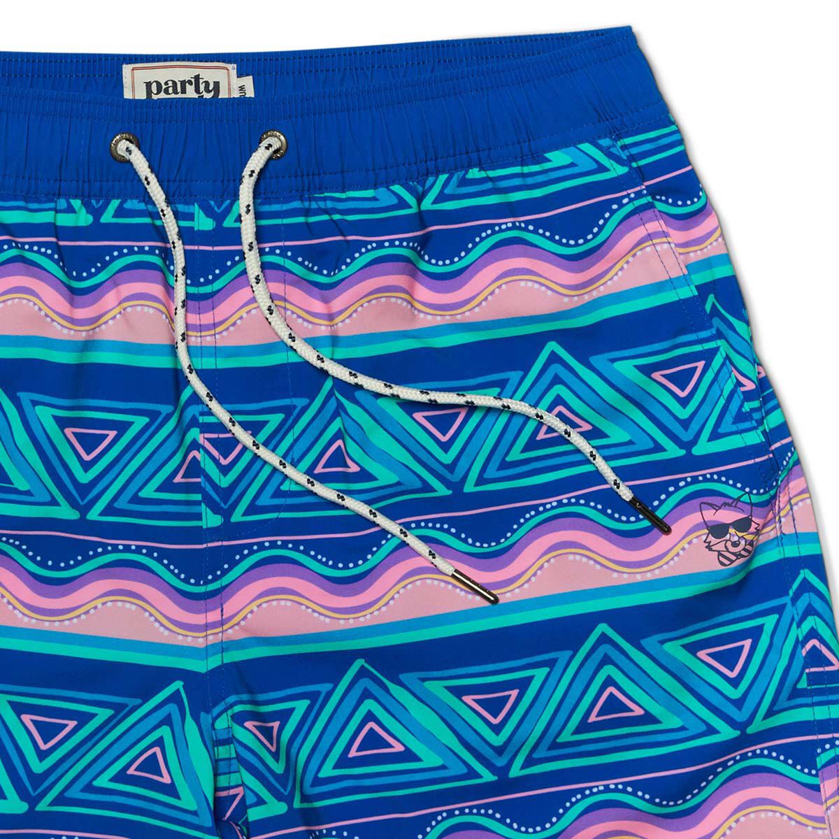 Party Pants Men's Fiesta Stripe Sport Short