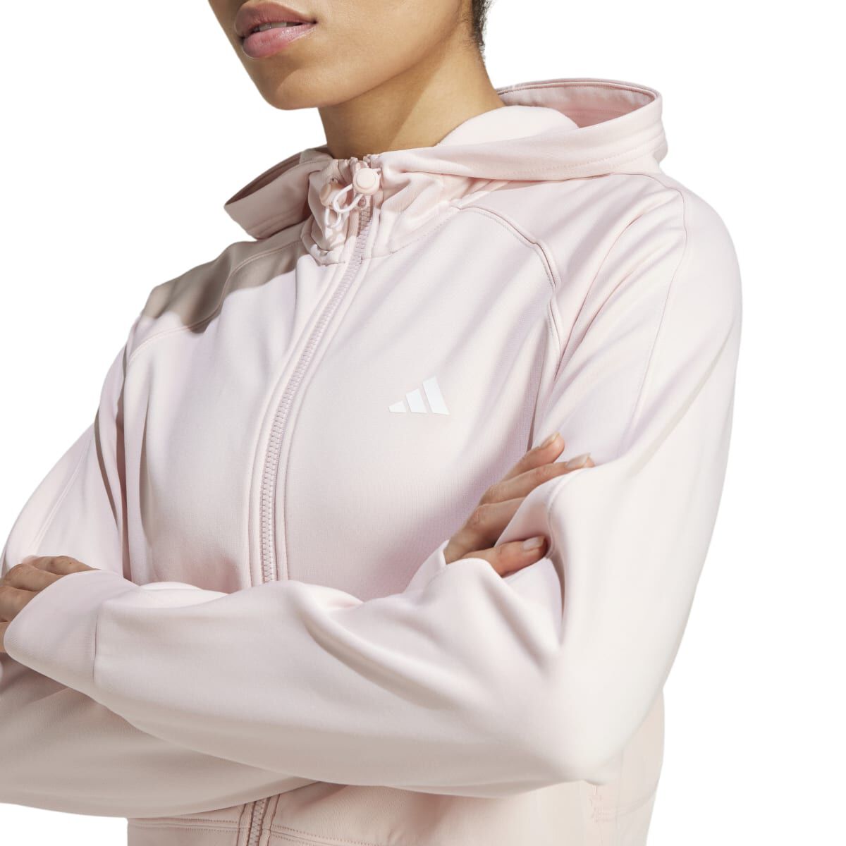 adidas Women's Game & Go Fullzip Crop Hood