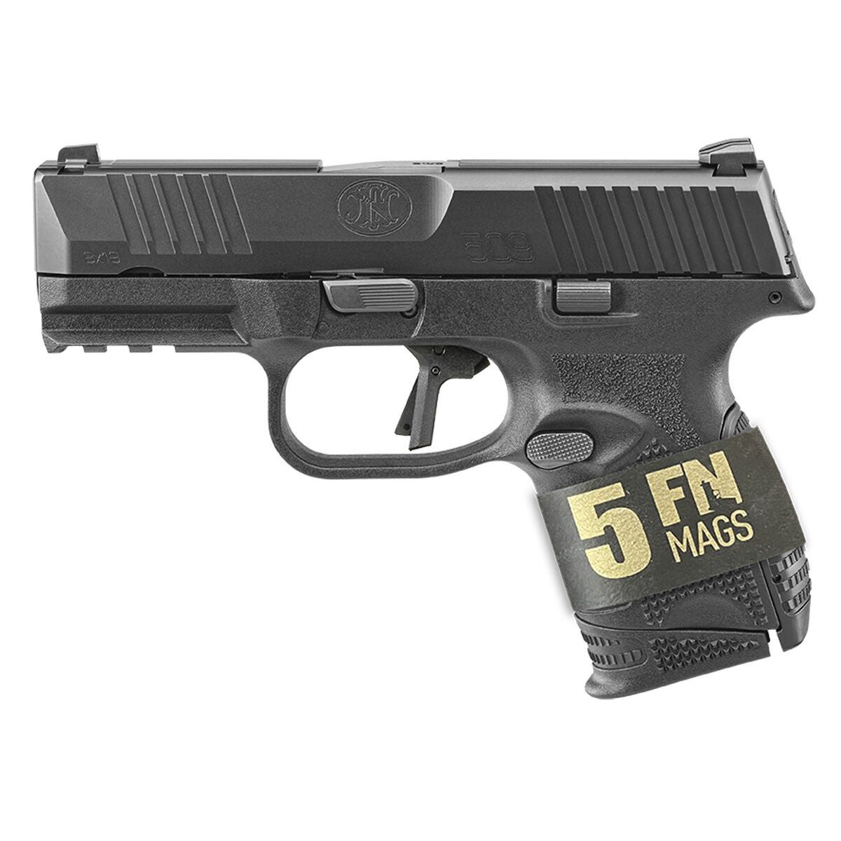 Fn 509C BLK/BLK 2X10+3X10 Pistol