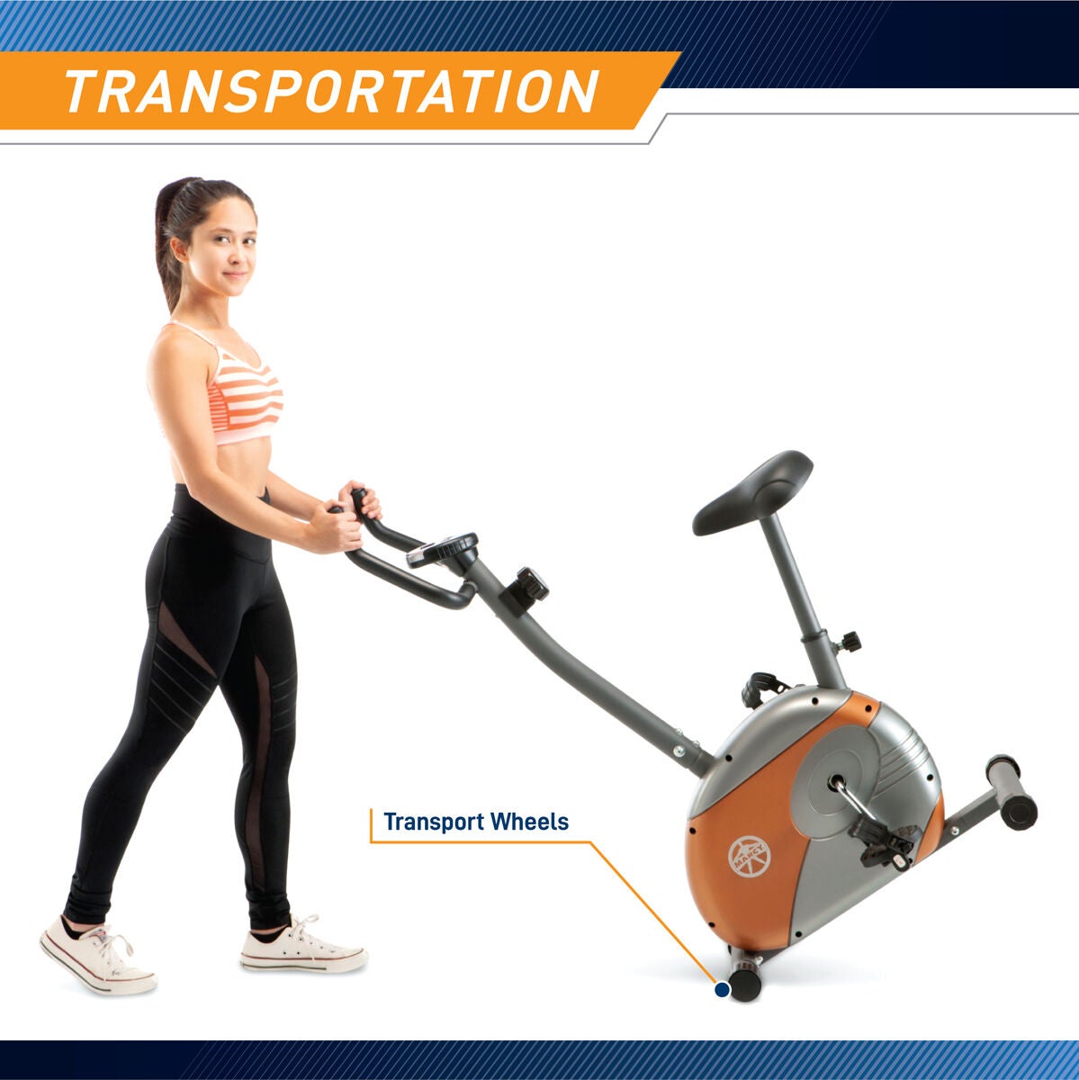 Marcy ME-708 MAGNETIC UPRIGHT EXERCISE BIKE