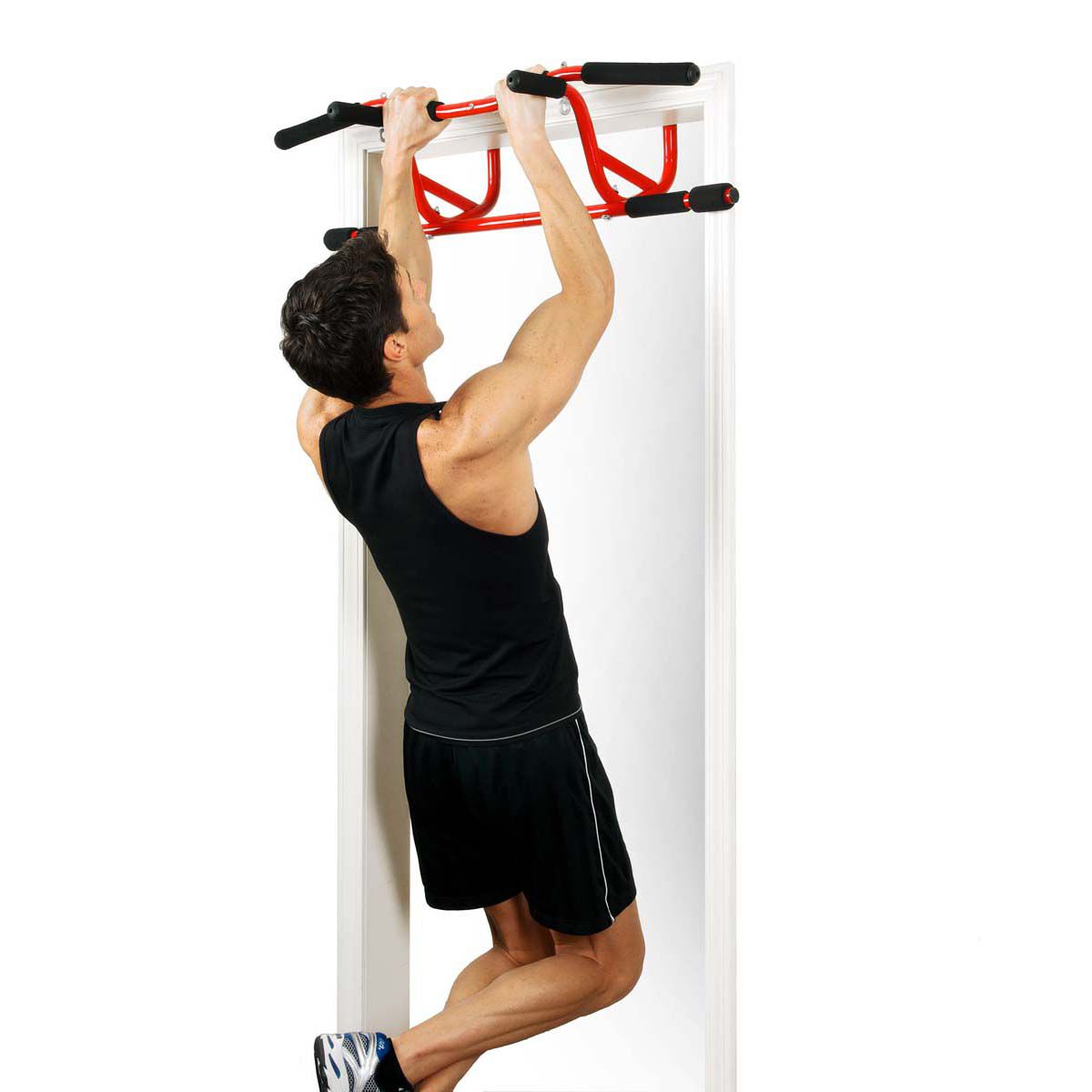 Go Fit Elevated Chin Up Station with Training Manual