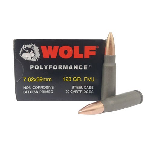 Wolf 7.62x39 FMJ 122gr 20rd