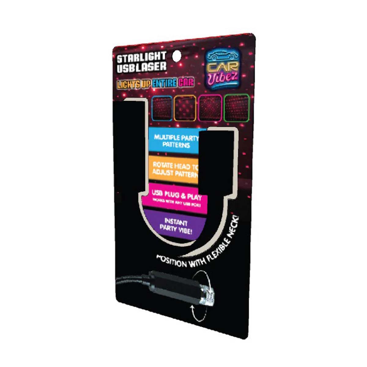 Novelty Inc Starlight USB Laser Mood Light