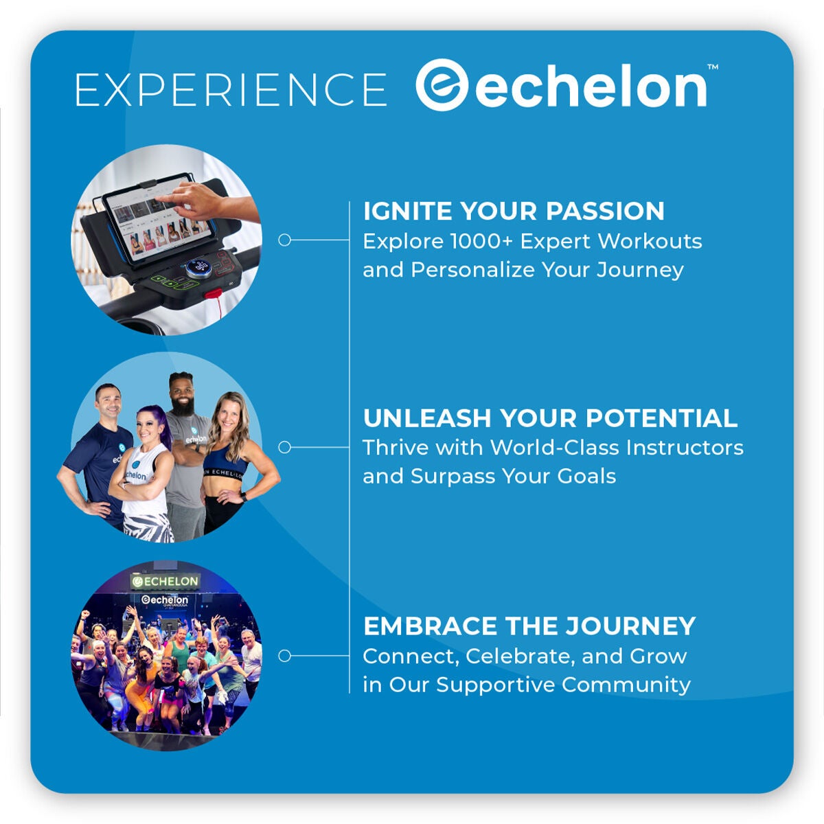 Echelon EX8s  Connect Stationary Exercise  Bike with 22  HD Touch Screen