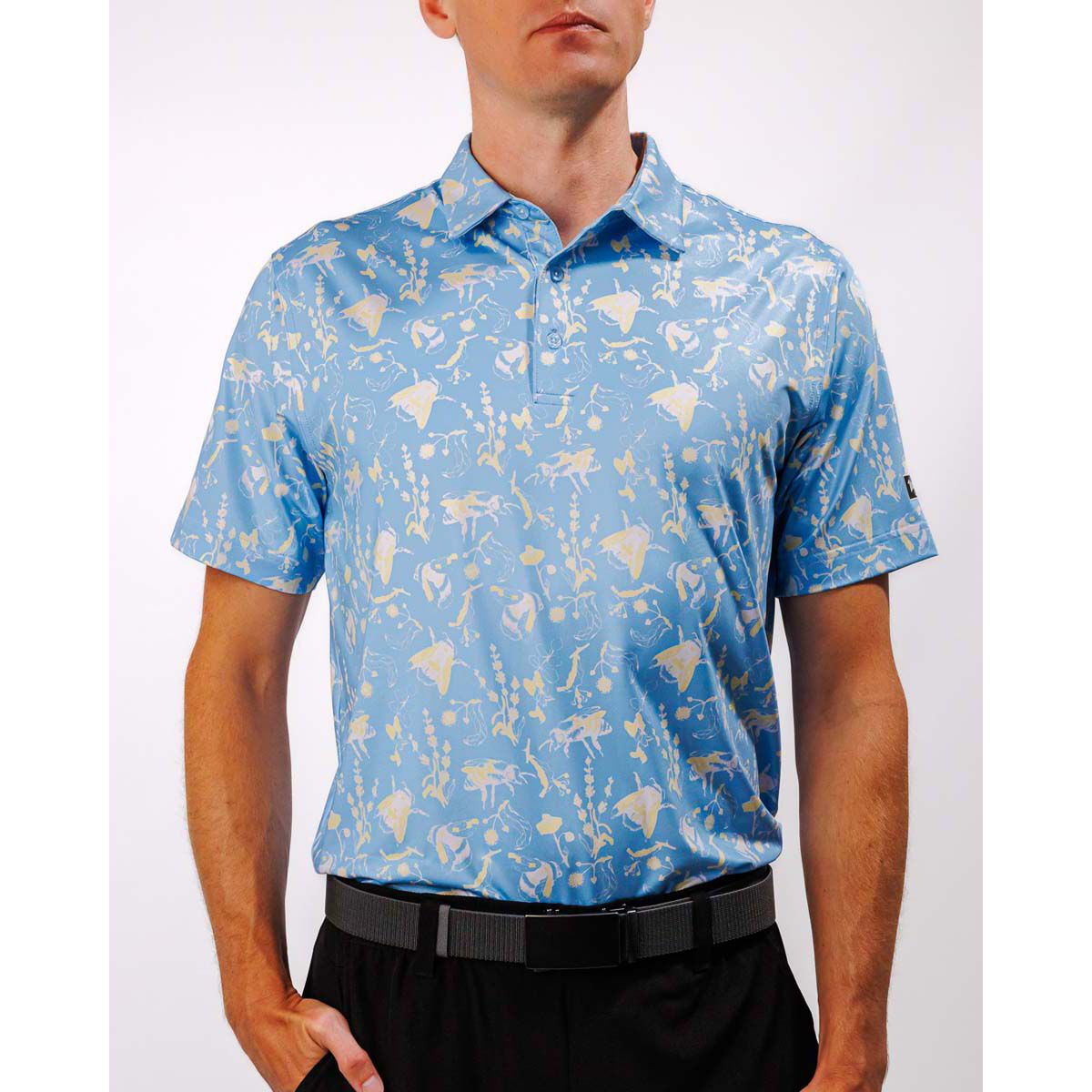 Waggle Golf Men's Buzzin Polo