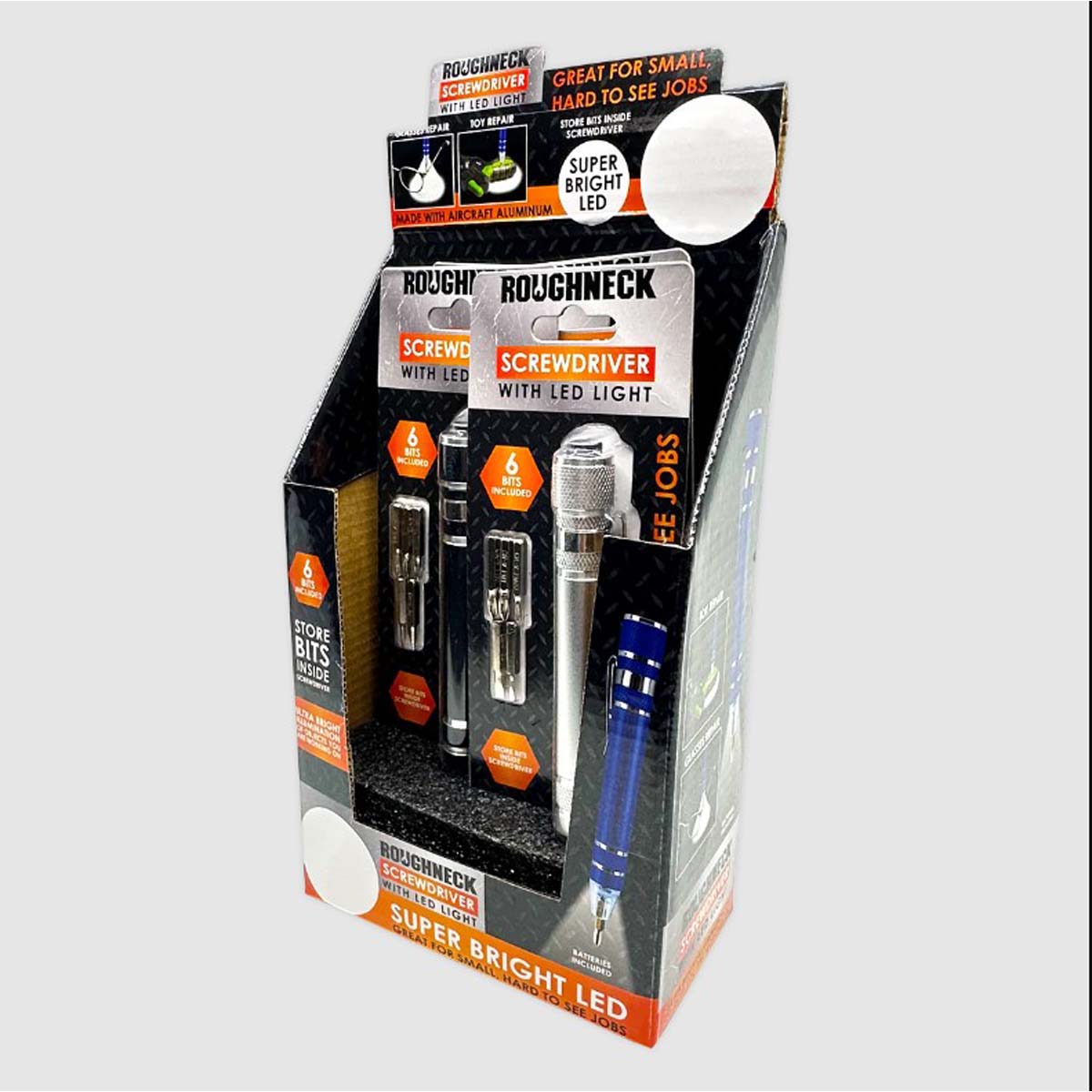 Roughneck Screwdriver with LED Light