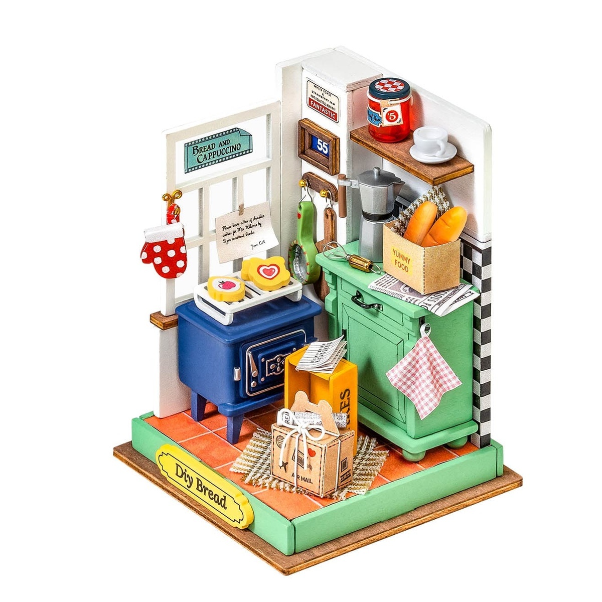 Northwest Afternoon Baking Time DIY Miniature House Kit