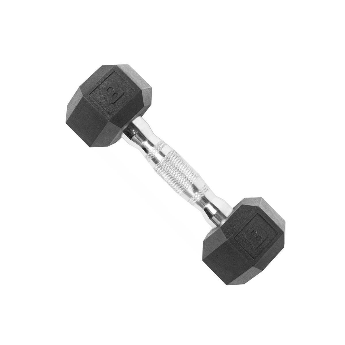 Cap 8 lb. Rubber Dumbbell