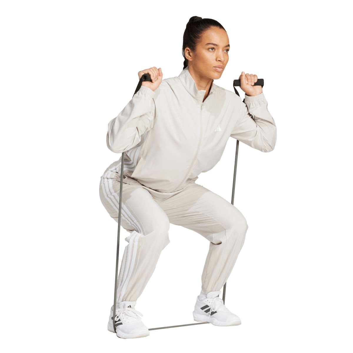 adidas Women's Train Essentials 3-Stripes Woven Joggers