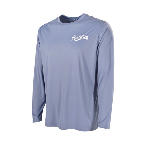 Reel Life Men's Long Sleeve Surf Fishing Palm UV Tee