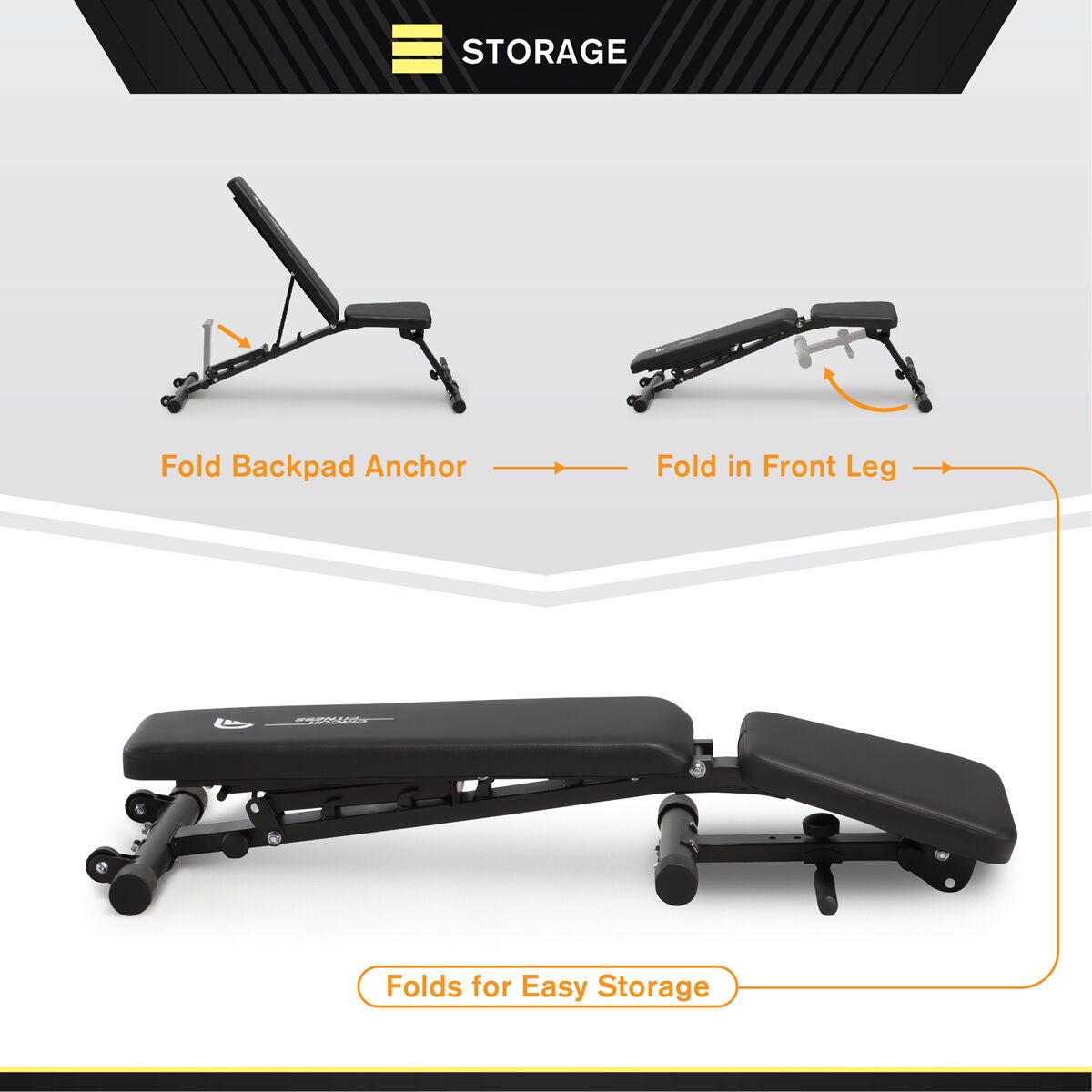 Circuit Fitness AMZ-617BN Adjustable Utility Weight Bench