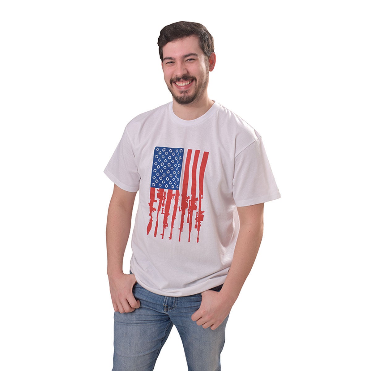 Staghorn River Men's Gun Flag Short Sleeve Tee