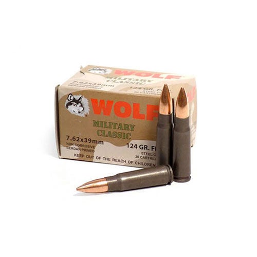 Wolf 7.62 FMJ Ammo