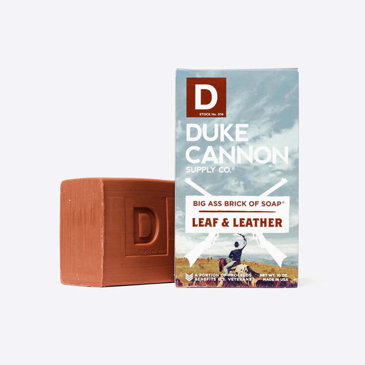 Duke Cannon Old Glory Tobacco Leaf + Leather Soap