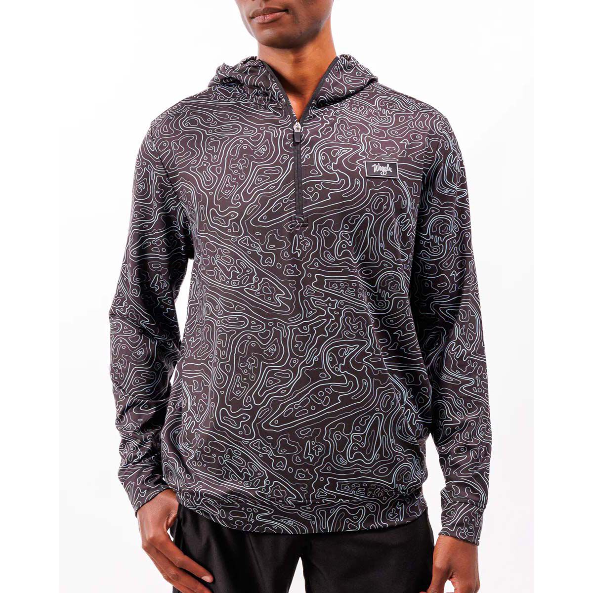 Waggle Golf Men's Loon Lake 1/4 Zip Hoodie