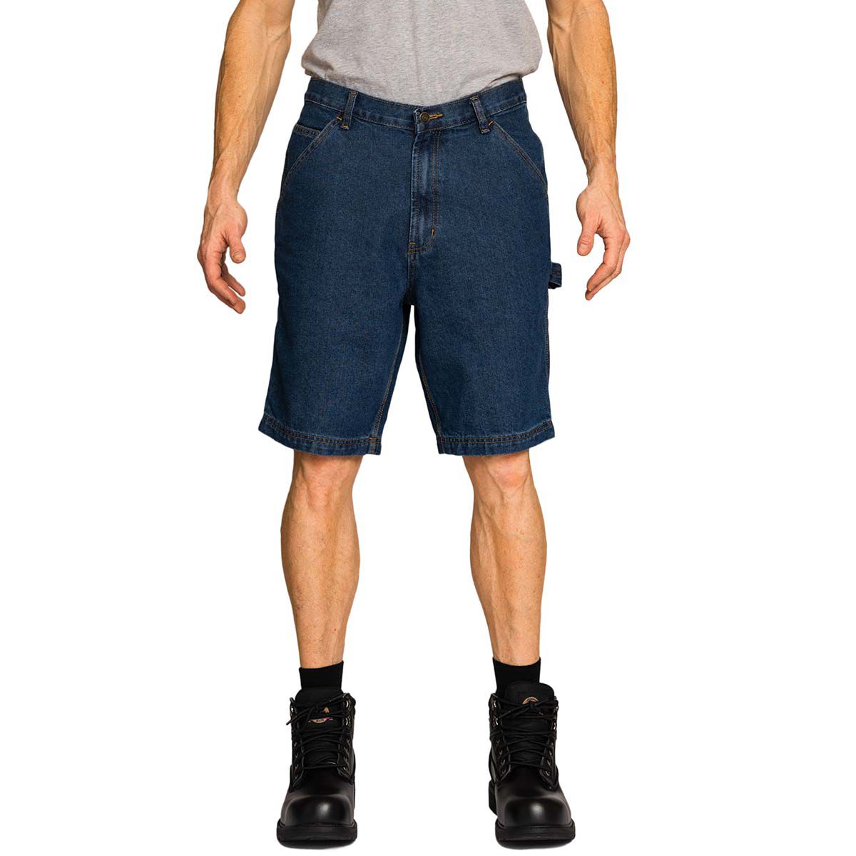 Full Blue Men's Denim Carpenter Shorts