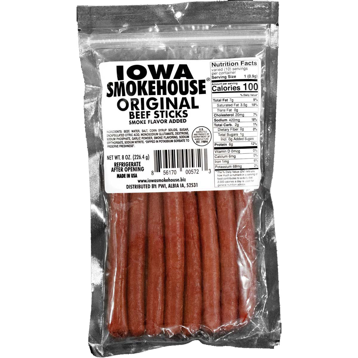 Iowa Smokehouse 8oz Beef Sticks