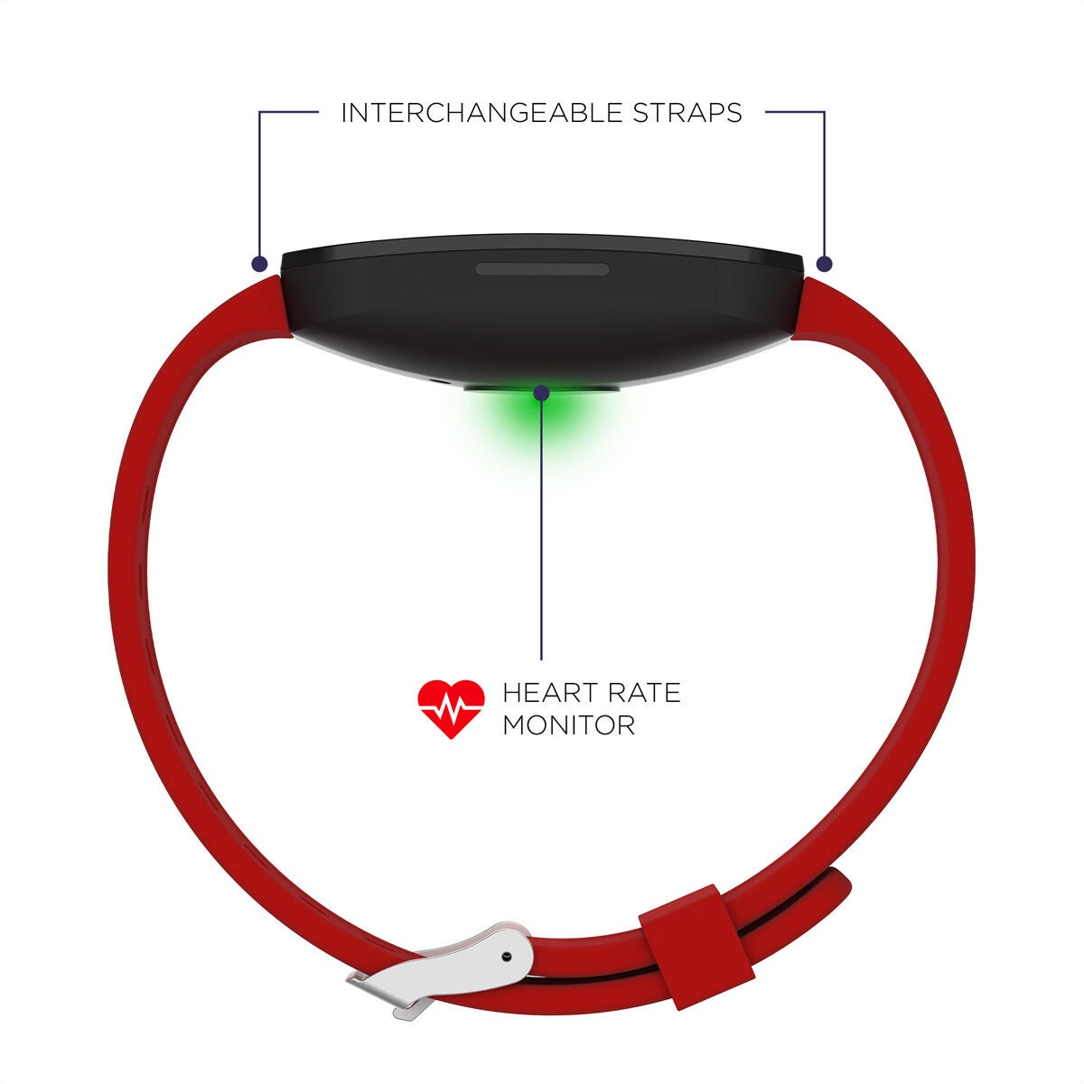 Itouch Active Smartwatch: Red