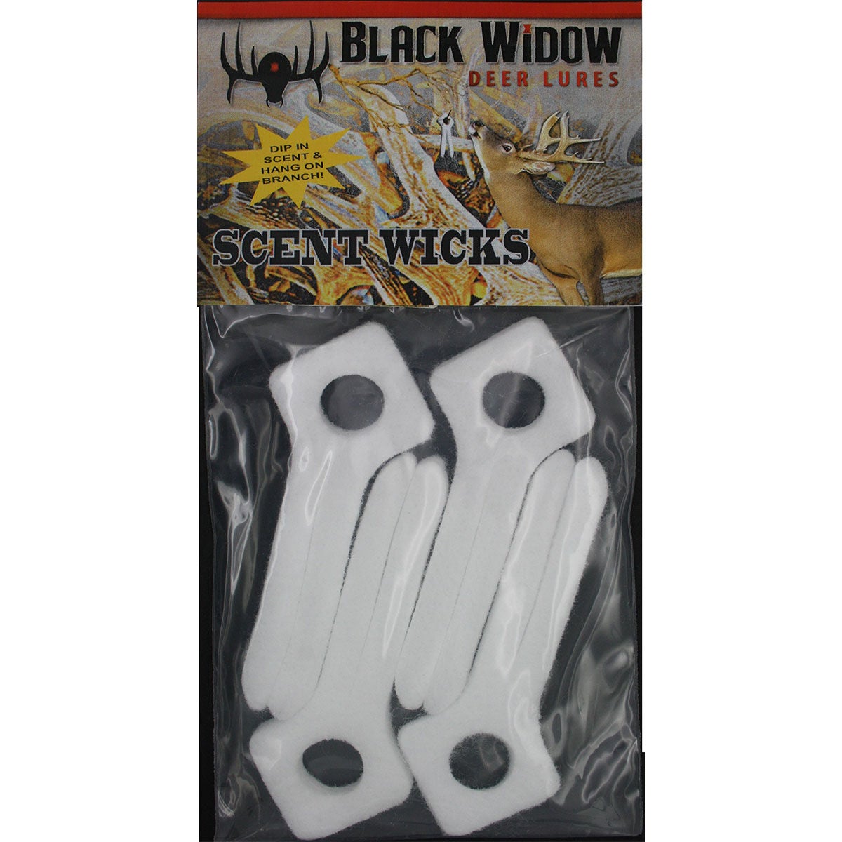 Black Widow Scent Wicks 4pk.