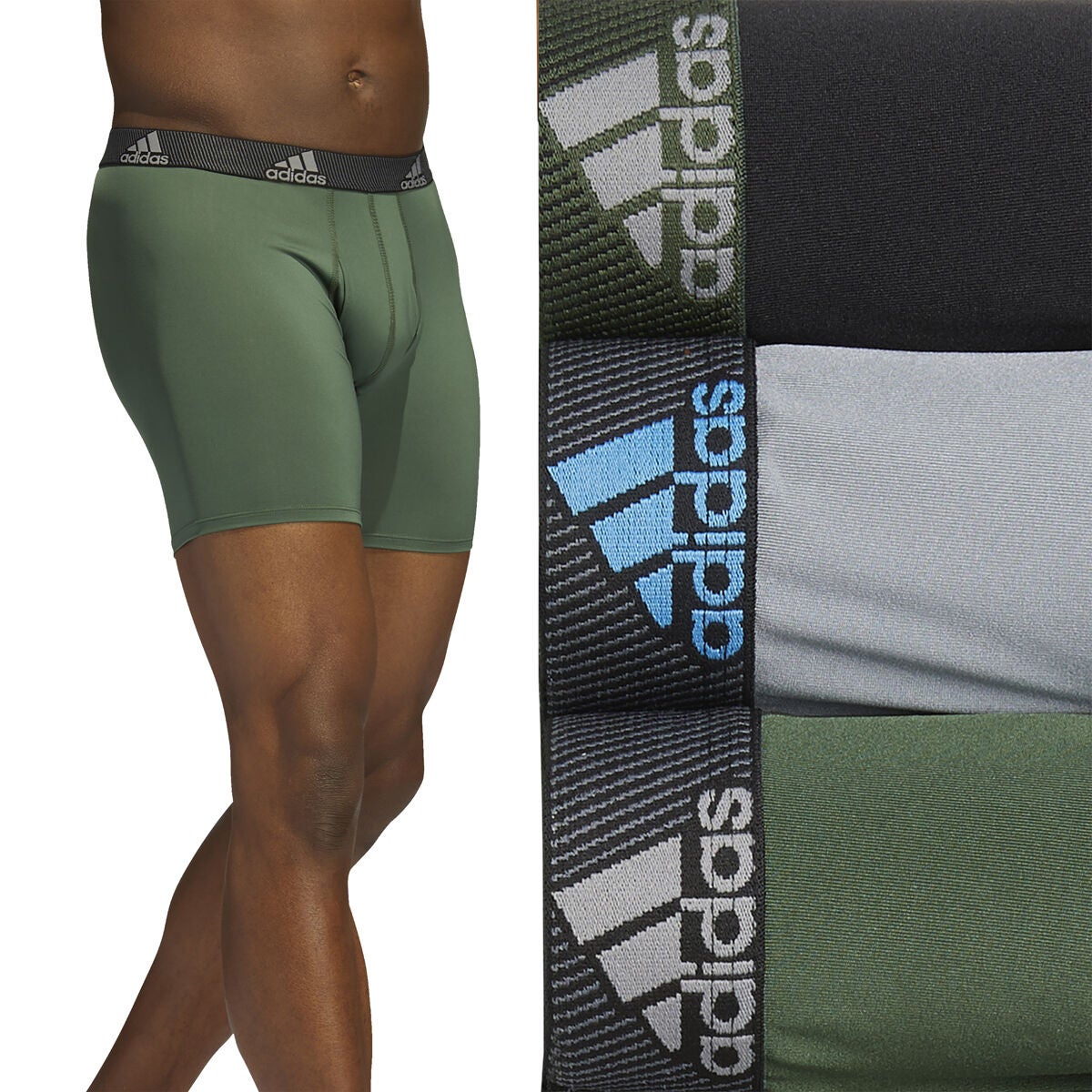 adidas M PRF 3-PACK BOXER BRIEF