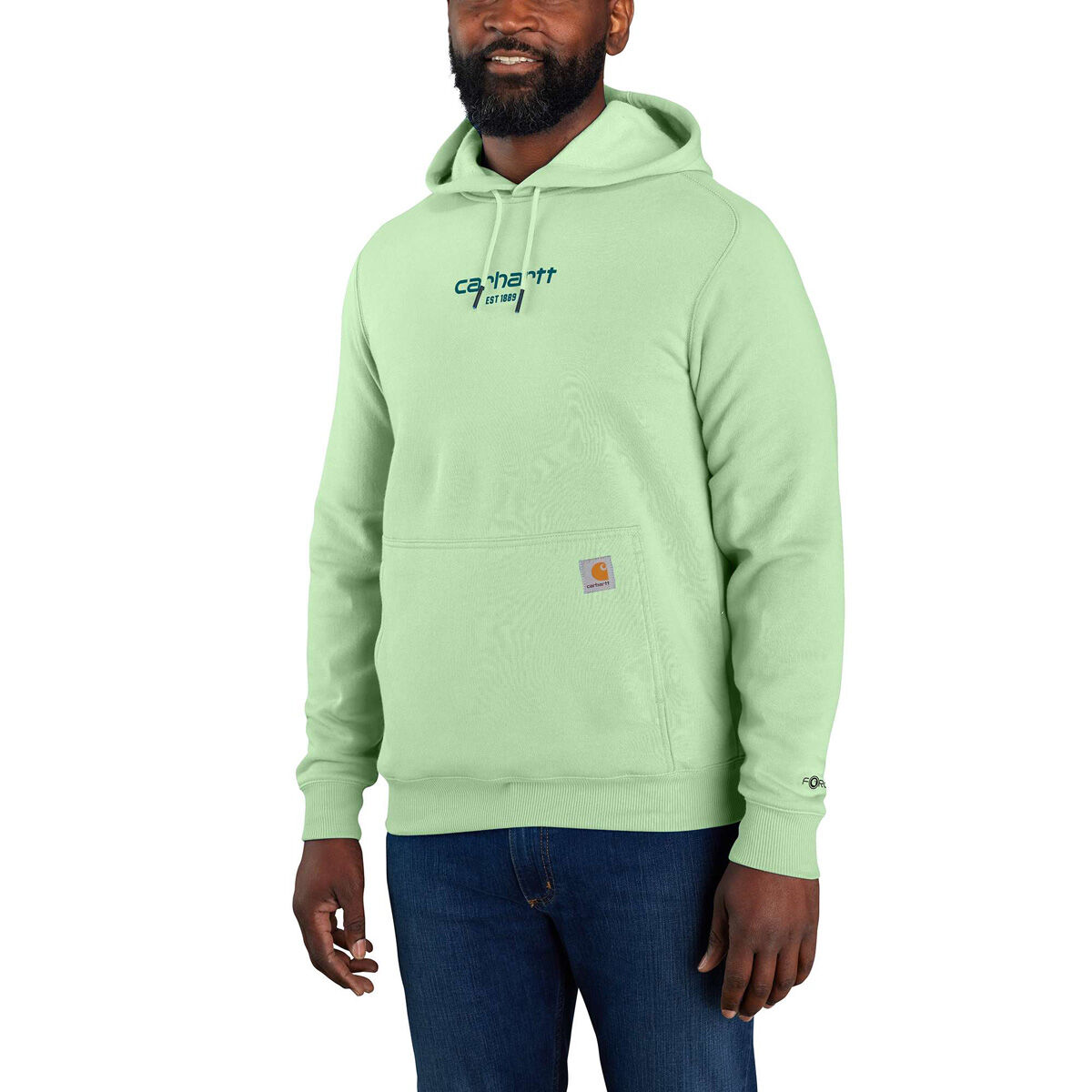 Carhartt Men's Force Relaxed Fit Lightweight Logo Graphic Sweatshirt
