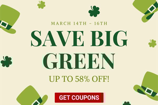 Saint Patrick's Day Flash Sale