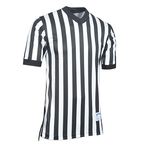 Referee Store | 5 PC Elite Soccer Referee Jersey Set (Short or Long Sleeve) Black & White Adult X-Large